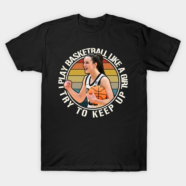 Basketball Girl T-Shirt by RichyTor